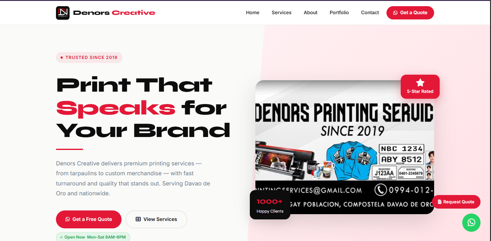 Denors Creative | Premium Printing Services preview